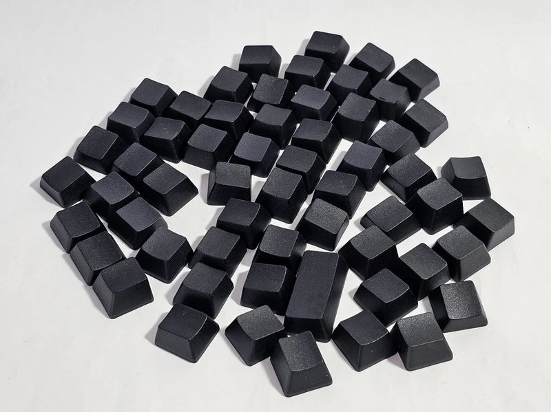 Assorted Black Blank PBT Keycaps OEM Profile Model