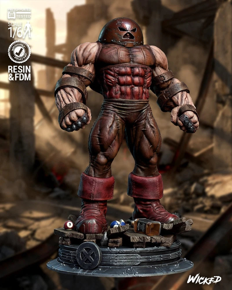 Juggernaut 1/6 or 1/8 Scale Statue 3D Print Model Kit Unpainted Model