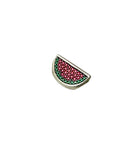 Pandora Sterling Silver Red Green CZ Watermelon Slice Charm Charms