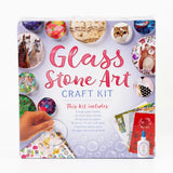 Hinkler Glass Stone Art Craft Kit Kids DIY with Book & Decorative Paper NIB Model
