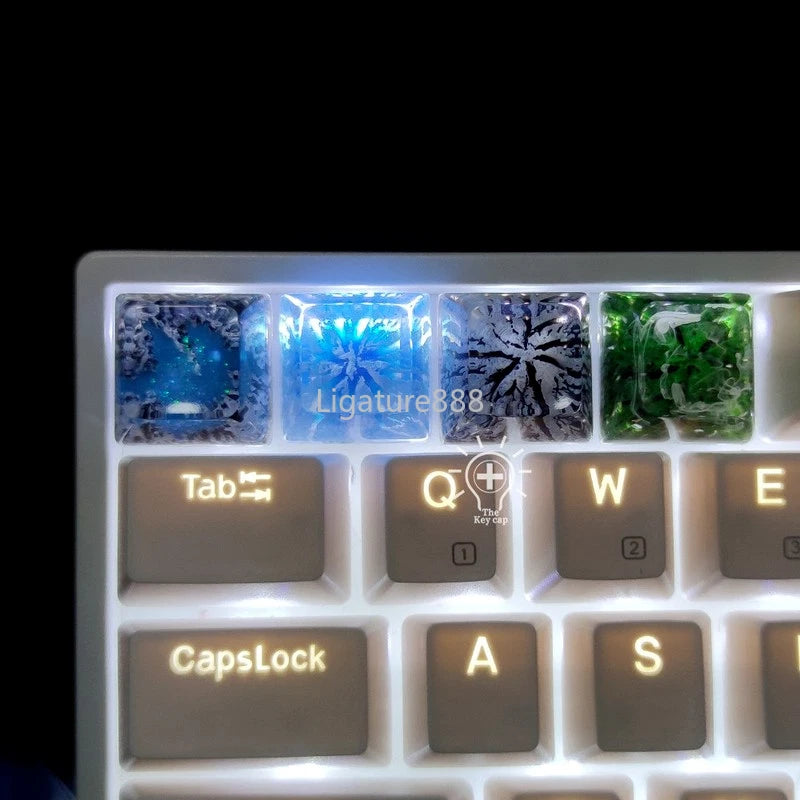 Volano Fujiyama Keyap OEM R4/SA R3 Resin Key ap for herry MX Keyboard Model