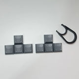 Mechanical Keyboard Key Caps WASD+Directional Key Caps Spare Accessory Part Model
