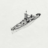 SSC255S 1/144 Model Kit Royal  Egret-class Egret Destroyer  L75 1943  FULL HULL Model
