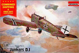 Roden 433 - 1/48 - Junkers D.I early German bomber-biplane aircraft WWI model Model