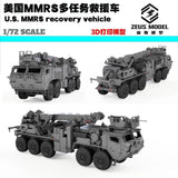 1/72/87/144 US Army MMRS Multi-Mission Rescue Vehicle Model Kit 3D Printed Model