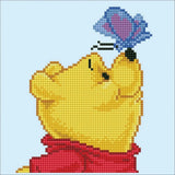 DIY Diamond Dotz Disney Winnie the Pooh & Butterfly Kit 9x9 Model