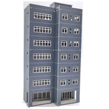1:87 HO Scale Buildings Train Railway Modern Tall Business Office Kit Model New Model