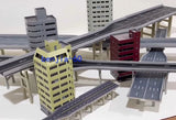 HO/N Scale Road Model Highway Street Bridge Model Scene Diorama Building Model Model