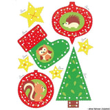 Vervaco embroidery cards stitch kit "Christmas pendant", kit of 2, stamped, DIY Model