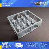 Rise144 Models RM069 1/144 Vietnam Era PILOTS SITTING 8x pilots different poses Model
