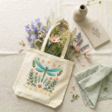 Tote bag Summer's doorstep Counted Cross Stitch Kit ?C DIY Needlework Craft Model