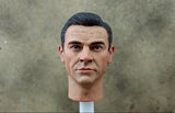 1/6 Scale Young Sean Connery Head Carving Sculpt Model Toys Model
