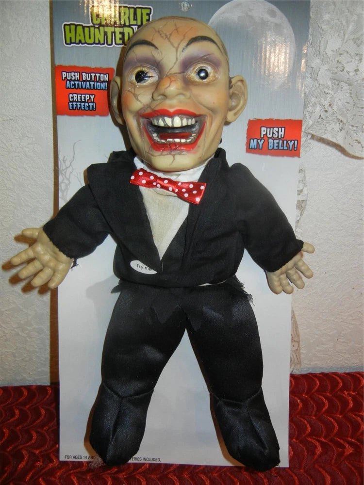 TALKING VENTRILOQUIST DUMMY DOLL EVIL HAUNTED TOY HALLOWEEN HORROR DISPLAY PROP Model