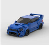 Subaru Impreza WRX toy car moc brick set diy kit Building Blocks Education gift Model