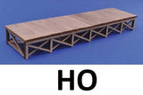 HO Scale - Loading Dock "Wood Building Kit"- Laser-Cut - BLN-172 Model