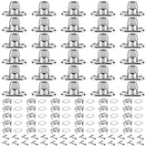 30 Set Grade Twist Lock Fasteners Turn Button with Eyelet and Stud Model