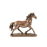 Horse Figurine Copper Horse Statue Bronze for Display Shelf Model