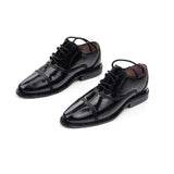 DID D80193 1/6 WW II cavalry flag bearer - Leather shoes model Model