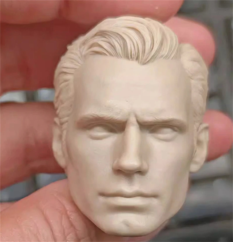 1:6 Henry Cavill Head Carving  Sculpt   star Actor For 12'' Male FigureToys Model
