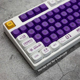 EVA01 NEON Mecha-01 MA Profile PBT Keycap Set for Cherry MX Mechanical Keyboards Model