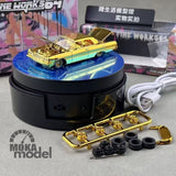 Luxury Fine Works64 1:64 Impala Lowrider Electroplated Gold Diecast Model Car Model