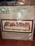 VTG COLUMBIA MINERVA COUNTED CROSS STITCH KIT LAST SUPPER PICTURE S6863 SEALED Model