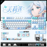 Frieren: Beyond Journey's End Side Engraved 122 Keys Dye-sub Pbt Keycap Set Gift Model