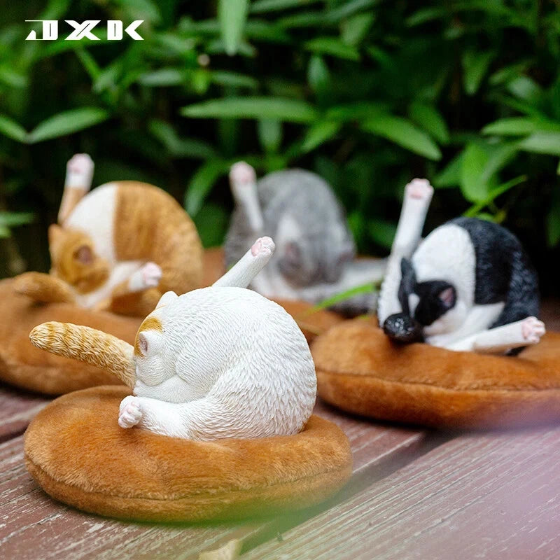 JXK 1/6 Chicken Leg Cat Cute Funny Model Animal Figure  Adult  Xmas Gift Model