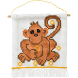 Permin counted cross stitch kit "Monkey", 16x18cm Model