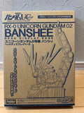 RX-0 Unicorn Gundam 02 Banshee Head Display Base Gunpla Model Kit Bandai Model