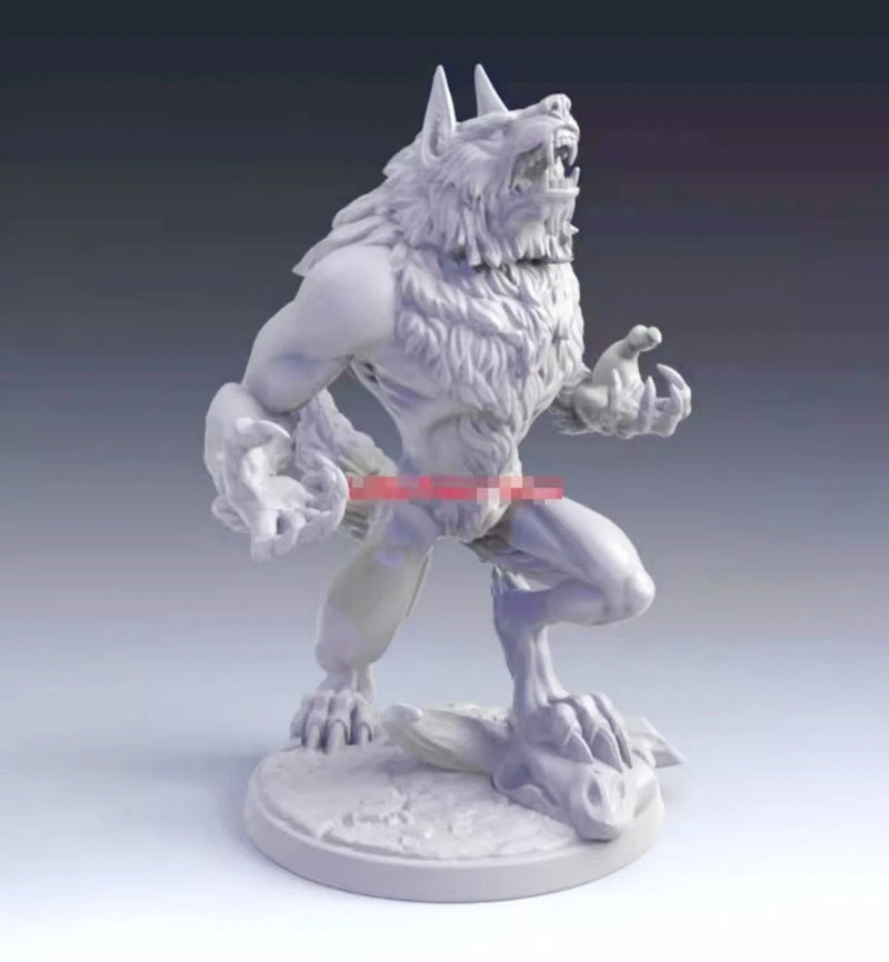 1/32 56mm resin figures model Fantasy Werewolf 3D printing unpainted unassembled Model