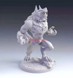 1/32 56mm resin figures model Fantasy Werewolf 3D printing unpainted unassembled Model