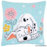 Vervaco stamped cross stitch kit cushion Dalmatian, DIY Model