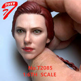 TTTOYS 1/6 Head Model Scarlett Johansson Black Widow 7.0 Fit 12'' Female Figure Model