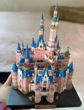 Shanghai Disneyland Enchanted Storybook Castle 3D Figurine Statue With Original Model