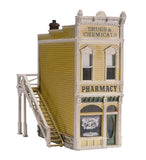 Woodland Scenics Pharmacy Kit HO Railroad Train Building  D221 Model