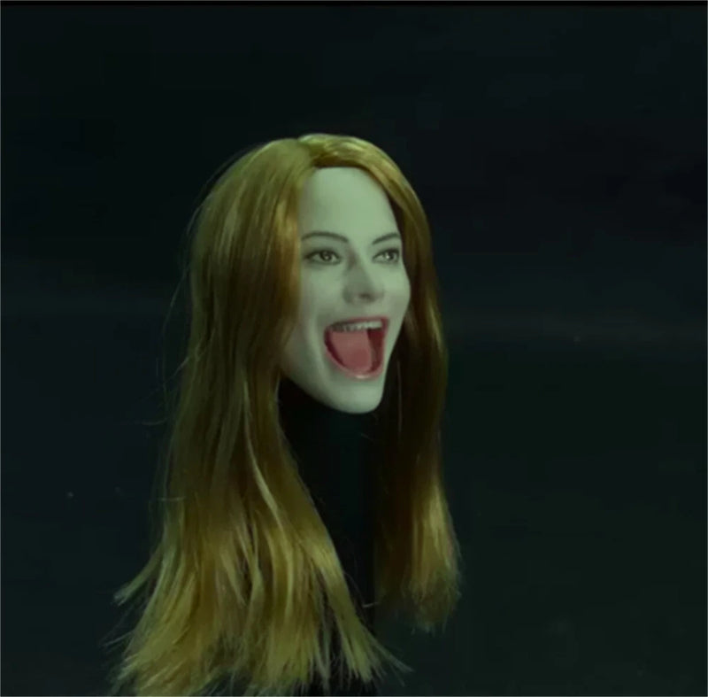 1:6 Scale Model Head Sculpt High pitched shouting Singer Star for 12Inch figure Model