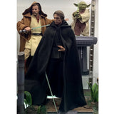1/6 Scale Black Warrior Robe Cloak Hooded Cloak Model For 12