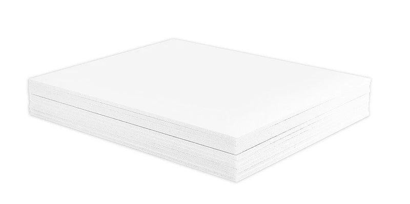 Mat Board Center, Pack of 10 1/8" White Foam Core Backing Boards (8x10, White) Model