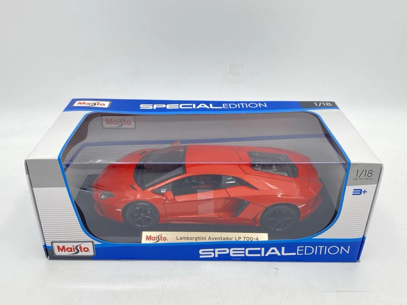 Maisto 1:18 Scale Orange Lamborghini Aventador LP 700-4 Diecast Model Car #31702 Model