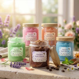 Enzyme Face Scrub, Blemish Control, Herbal Enzymatic Peel, Garden Face Scrub Charms