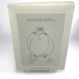 Pier One Ornament Display Holder Stand Goldtone Metal Christmas Nib Model
