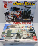 AMT 1:25 Scale Tyrone Malone's Super Boss & Papa Truck Kenworth Sealed Model 2pc Model