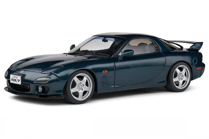 Mazda RX-7 FD RS blue diecast model car S1810601 Solido 1:18 Model