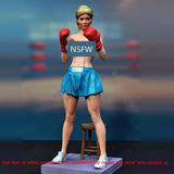Boxer Woman 1/12 1/8 1/6 1/4 1/3 Model Kit Unpainted Unassembled 3D Print NSFW Model