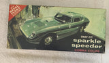 Lindberg Sparkle Speeder Cobra Coupe ~Snap-fit Model kit Green 1/32 Vintage 1971 Model