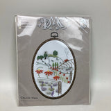 DMC Church View Embroidery Kit TK124 5" x 7" Oval Hoop Moderate Skill Level New Model