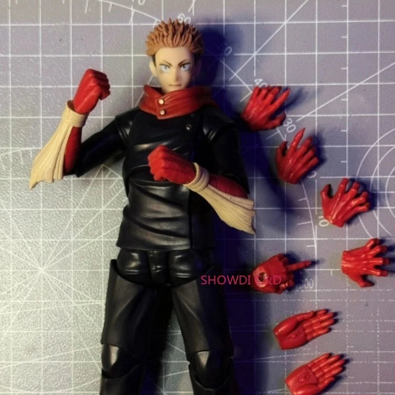 1/12 Custom Hand Accessories Model For 6'' Shf Jujutsu Kaisen Itadori Yuji Body Model