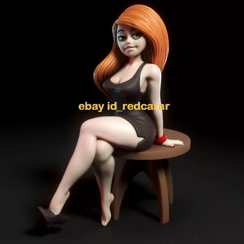 Kim Possible 1/8 1/6 3D Print Figure Model Kit Unpainted Unassembled GK Model