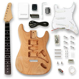 BexGears DIY Electric Guitar Kits, okoume Body maple neck & composite ebony Model